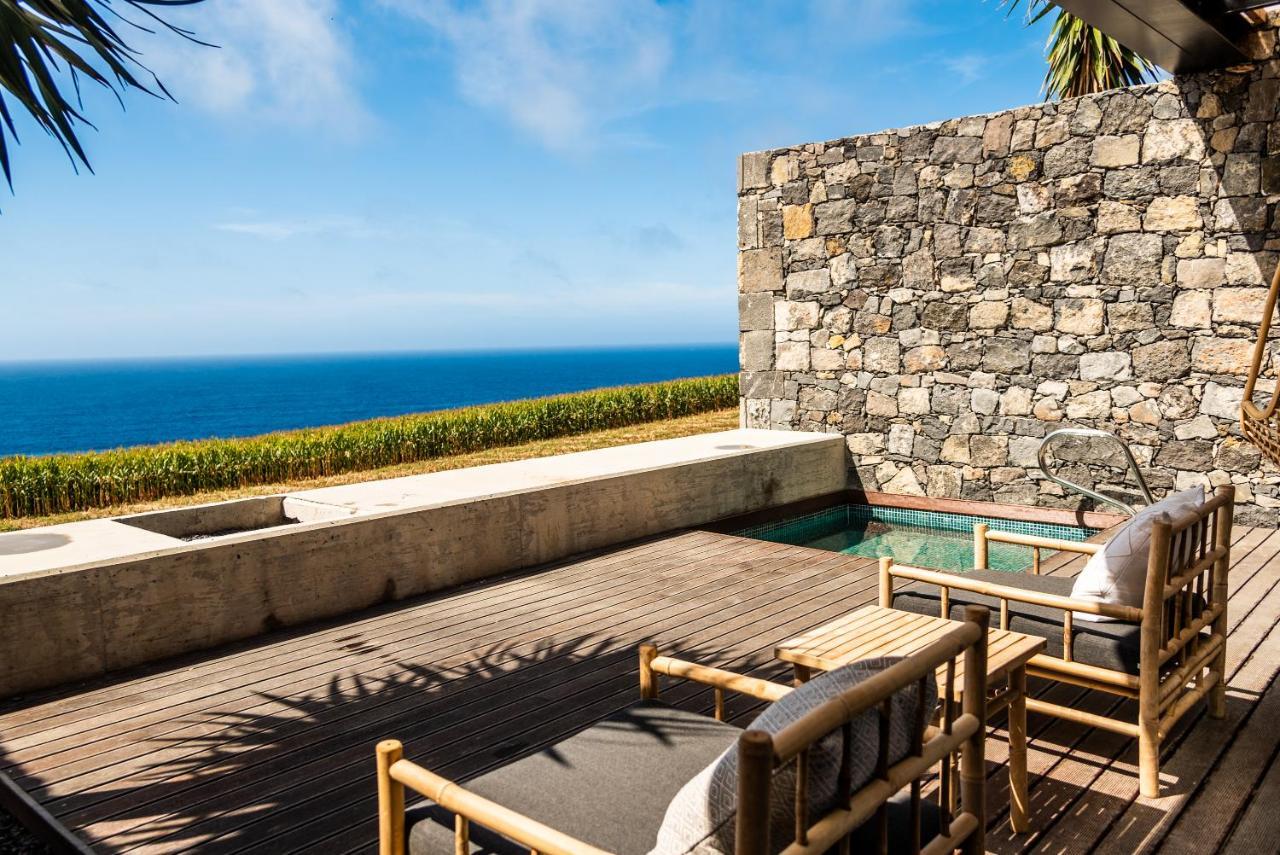 Sensi Azores Nature And Spa Ginetes 외부 사진 The view from the hotel
